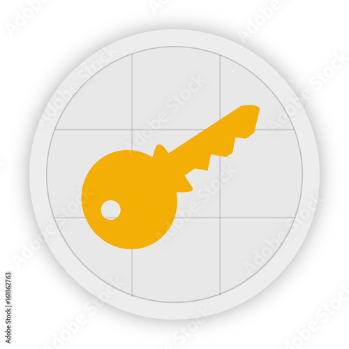 Icon Schaltfläche - Schlüssel - Datenschutz