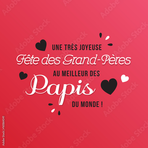Carte Fête des Grand-Pères