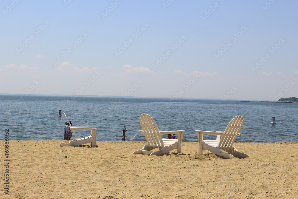 beach scenes in Connecticut