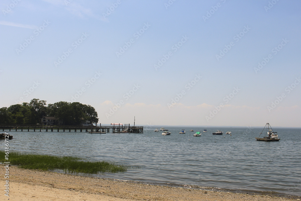 beach scenes in Connecticut