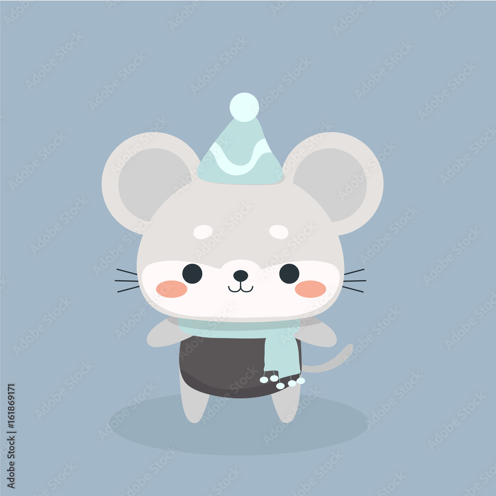 Cute mouse cartoon. Cute mouse cartoon.
