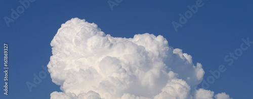 nuage d'orage bannière photo