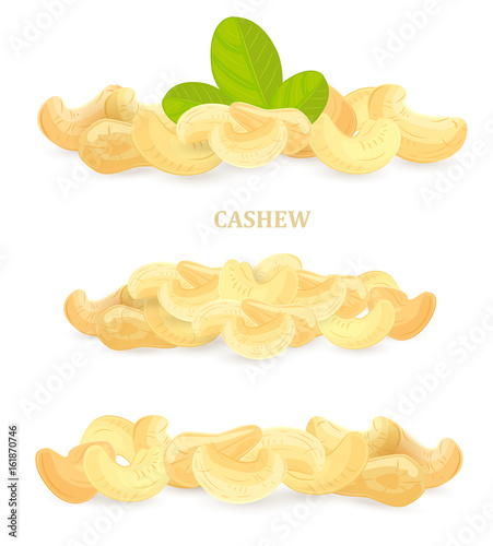 collection of banners with cashews for your design