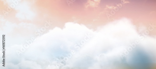 Low angle view of white clouds against sky © vectorfusionart
