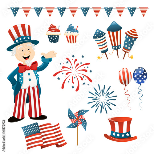 Collection of 4th Of July Elements