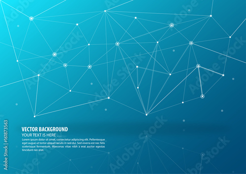 Abstract connecting theme background