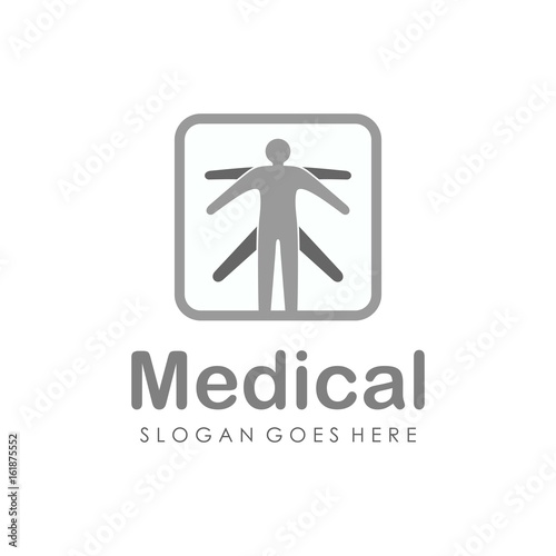 Medical logo and icon design vector