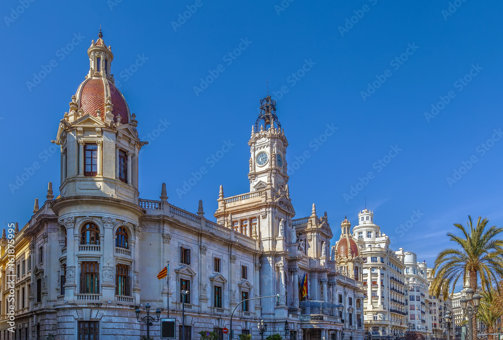 Valencia Town Hall, Spain