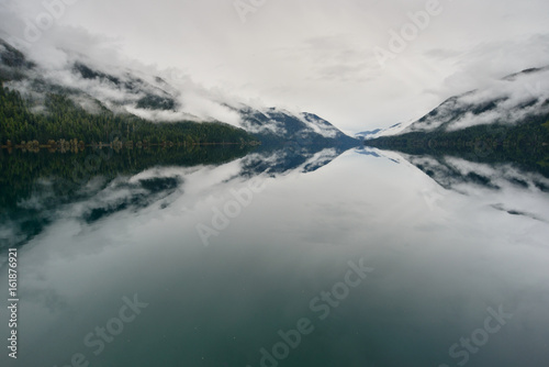 Misty Morning at Lake Crescent at Olympic National Park © Zack Frank