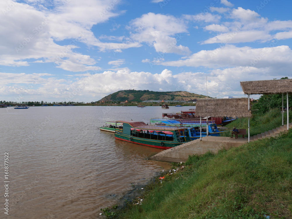 River bank in Cambodia