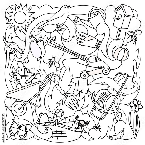 Garden Coloring Page