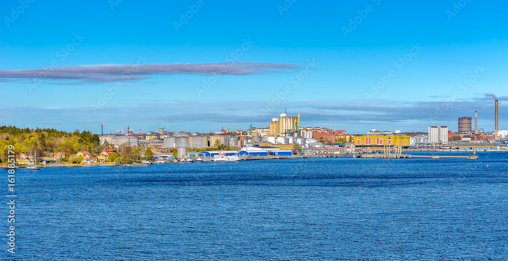 Industrial port of Stockholm