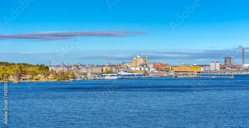 Industrial port of Stockholm