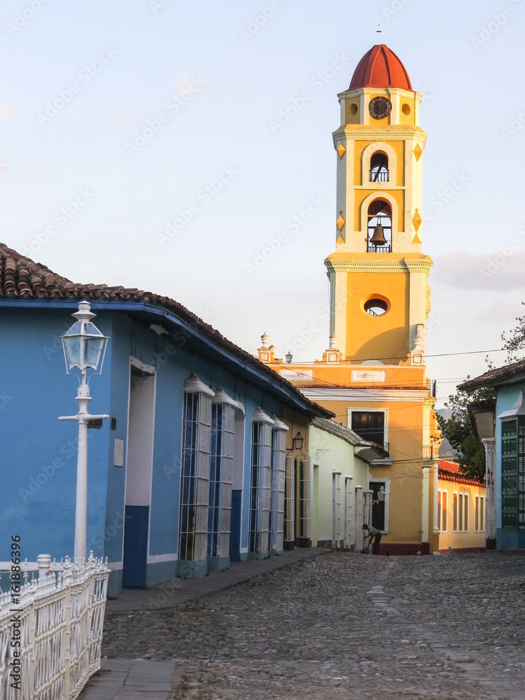 The tower of San Francisco Convent, A Spanish colonial church in