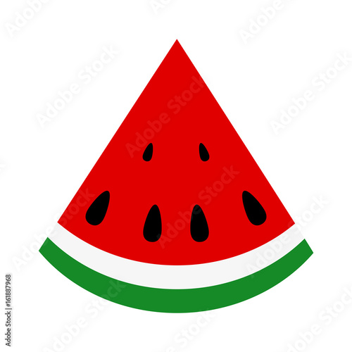 Slice of juicy summer watermelon