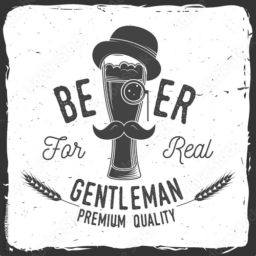 Vintage design for bar, pub and restaurant business.