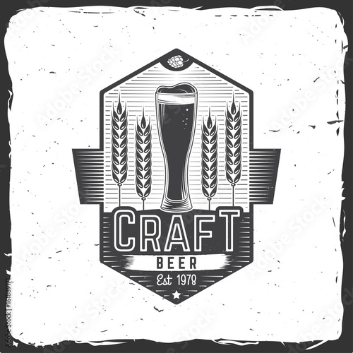 Vintage design for bar, pub and restaurant business.