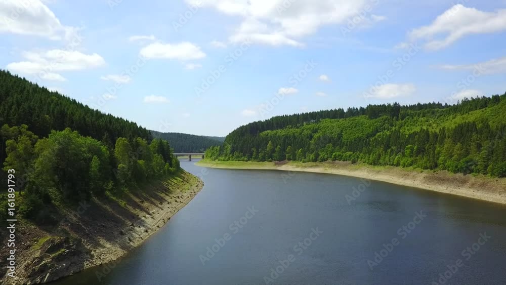 Lake in the Harz National Park Lake in the Harz National Park