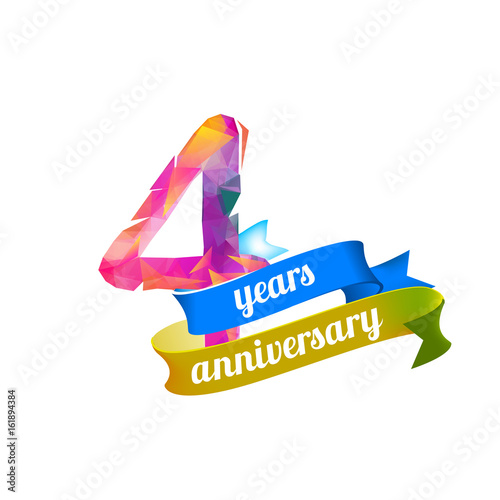 4 (four) years anniversary.