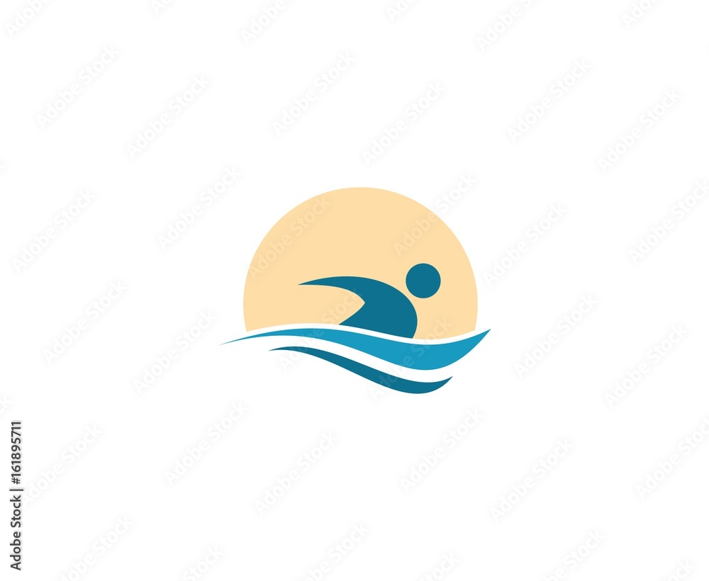 Swimming logo