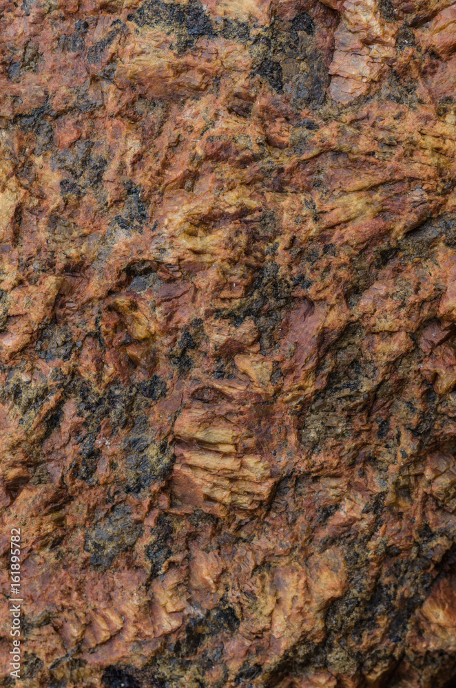The texture of the stone closely photographed. The texture of the stone closely photographed.