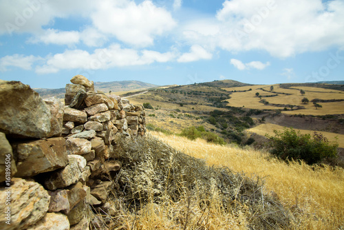 Old stone wall photo