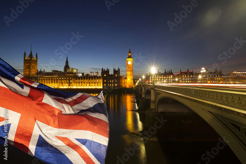 UK flag and Big Ben