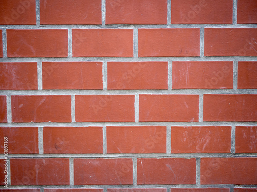 Modern Dirty Red Brick Wall, Background Texture
