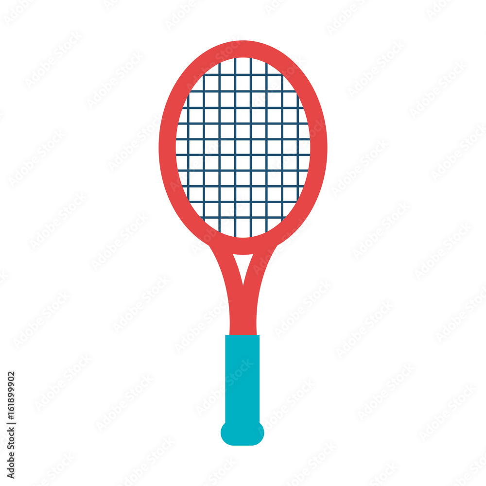 tennis racket isolated icon vector illustration design