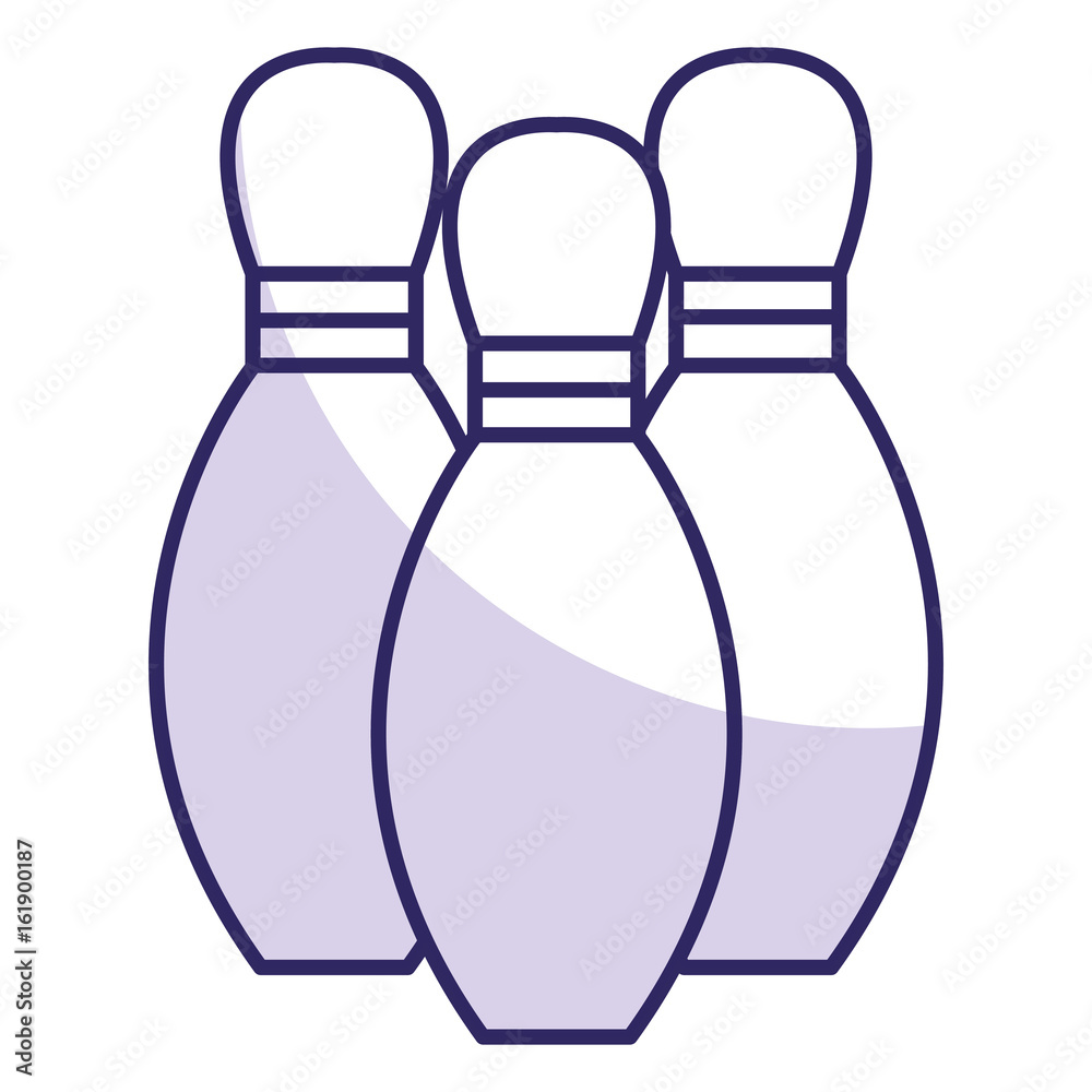 bowling pines isolated icon vector illustration design bowling pines isolated icon vector illustration design
