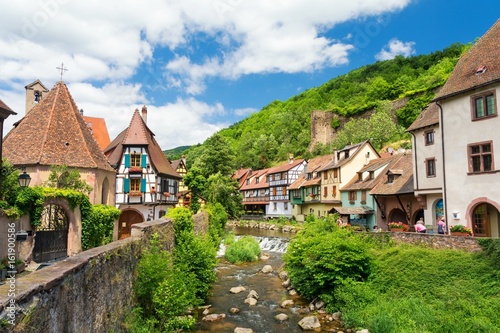 view on Kaysersberg village, Alsace, France
