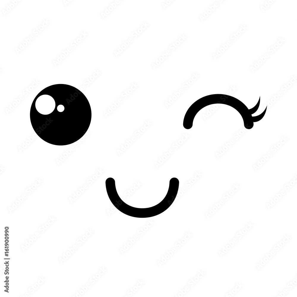 face kawaii character icon vector illustration design face kawaii character icon vector illustration design