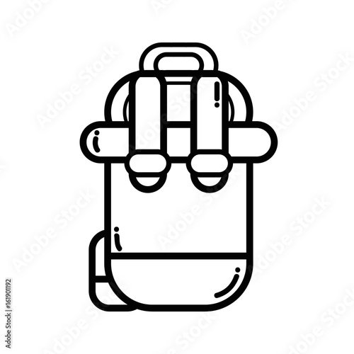 line backpack to go to exploration of vacation