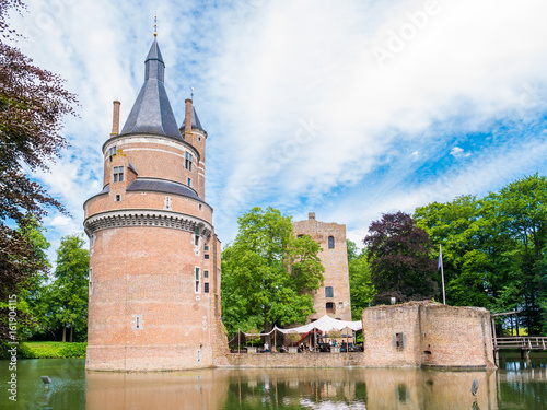 Duurstede castle with Burgundian tower and donjon in Wijk bij Duurstede, Netherlands photo