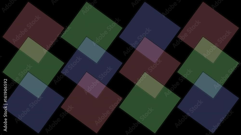4k Square tangram mosaics matrix pattern background,color glass papers,plastic card,fractal geometry box art backdrop.