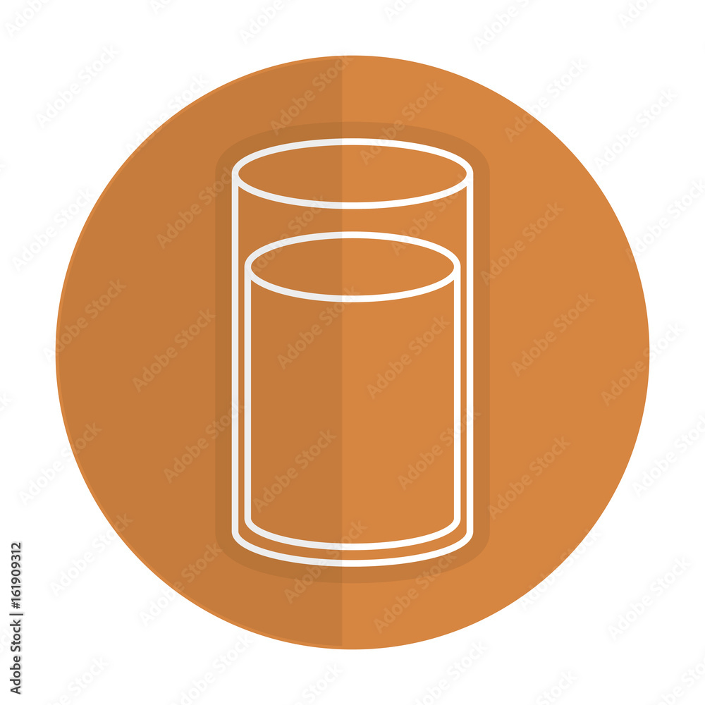 orange juice glass icon vector illustration design orange juice glass icon vector illustration design
