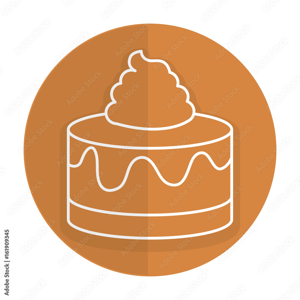 sweet cake isolated icon vector illustration design sweet cake isolated icon vector illustration design