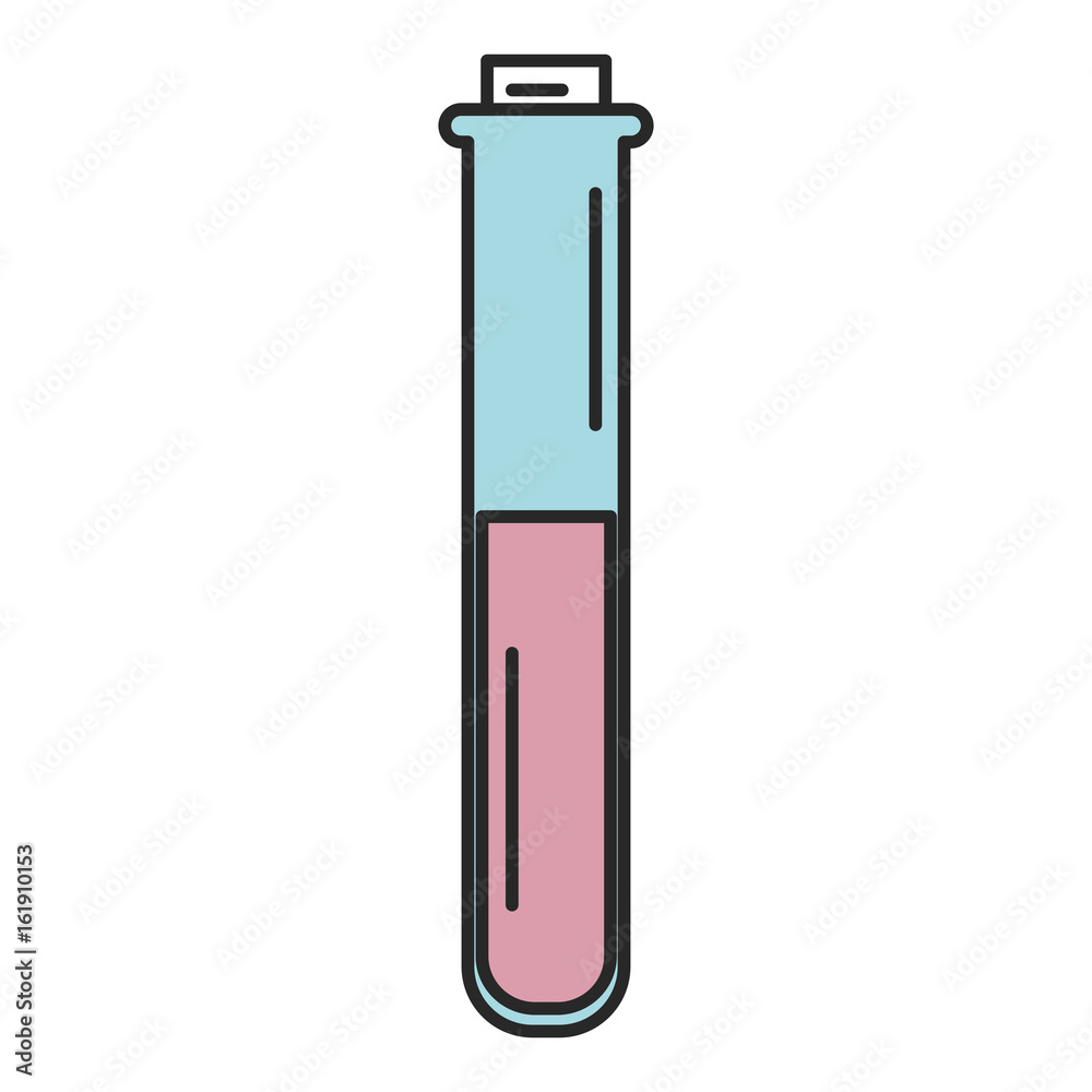 tube test with blood isolated icon vector illustration design tube test with blood isolated icon vector illustration design