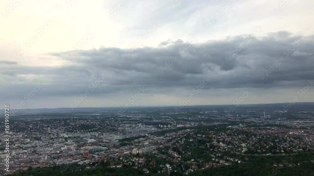 Panorama of Stuttgart in Germany Panorama of Stuttgart in Germany