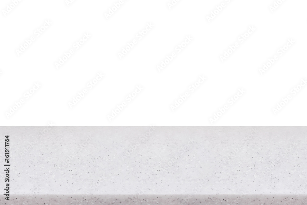 Fototapeta premium stone table top isolated on white background, for create montage product display