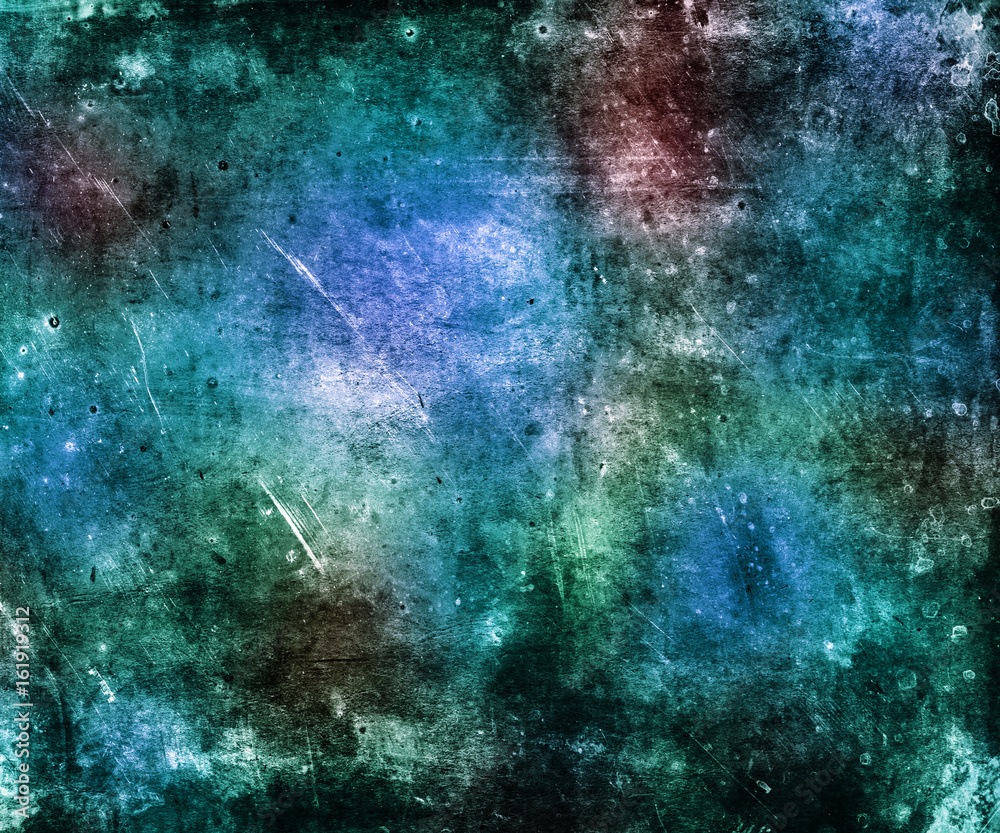 Blue grunge abstract scratched texture background
