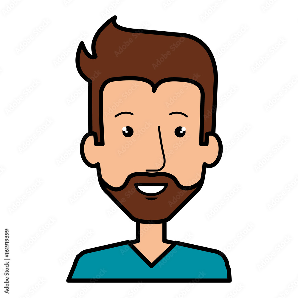 young man avatar character vector illustration design young man avatar character vector illustration design