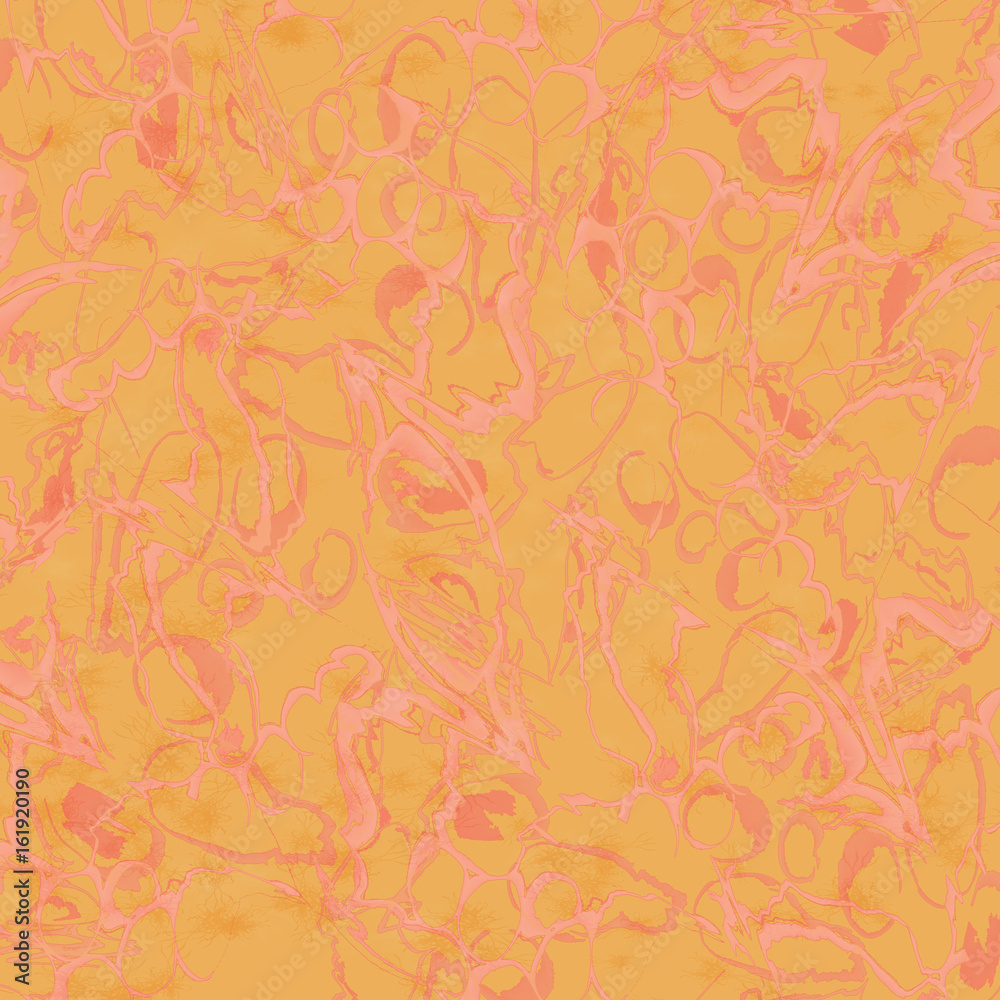 Φωτογραφία Analogous Dribble Painting Light Orange with Dark Pink Abstract Art Background