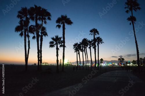 Santa Monica at Sunset © Steven Hankins Photo