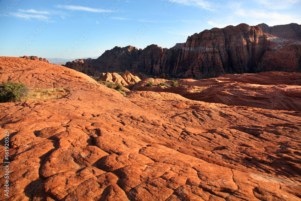 Red rock landscape of Snow Canyon Utah