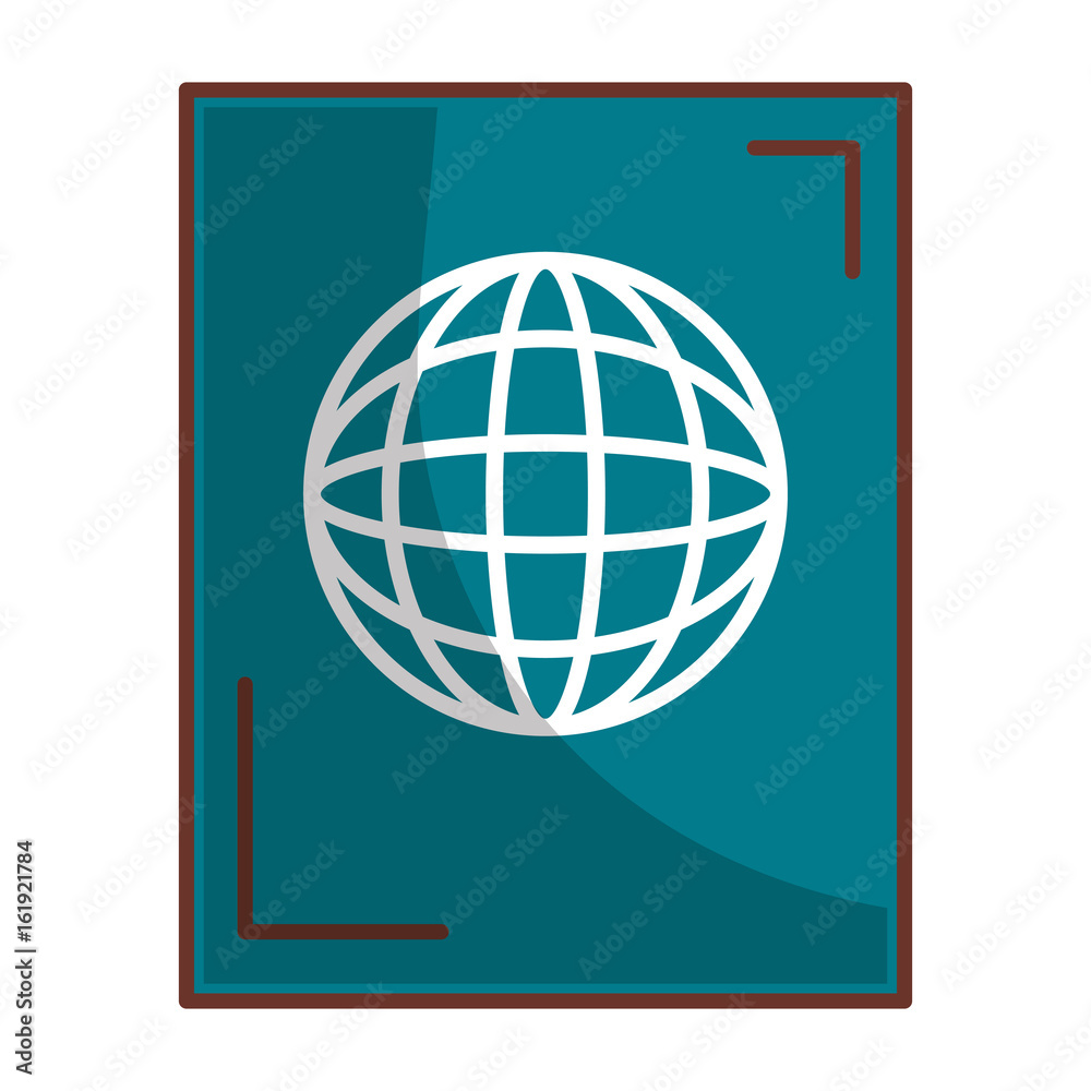 passport document isolated icon vector illustration design passport document isolated icon vector illustration design