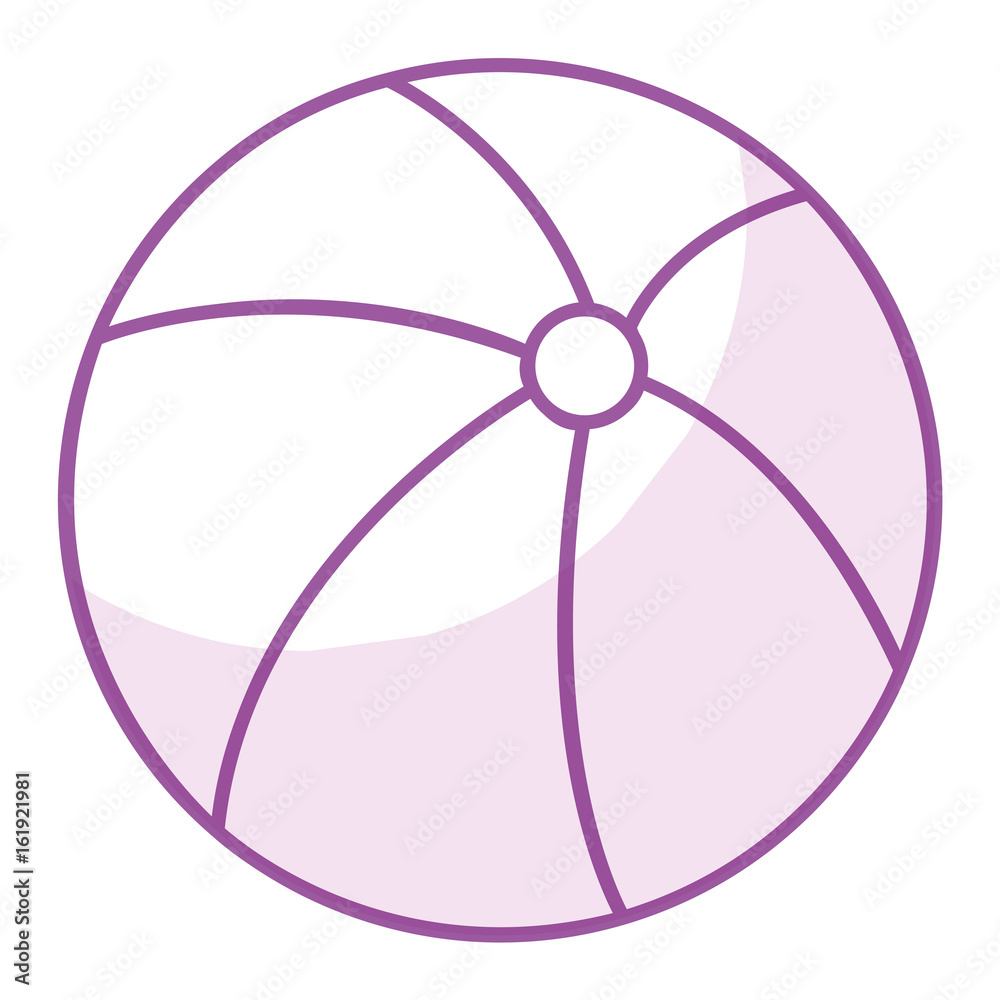 balloon beach isolated icon vector illustration design balloon beach isolated icon vector illustration design