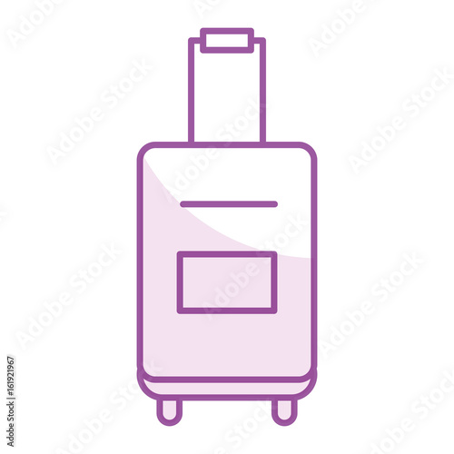 suitcase travel isolated icon vector illustration design vector illustration design