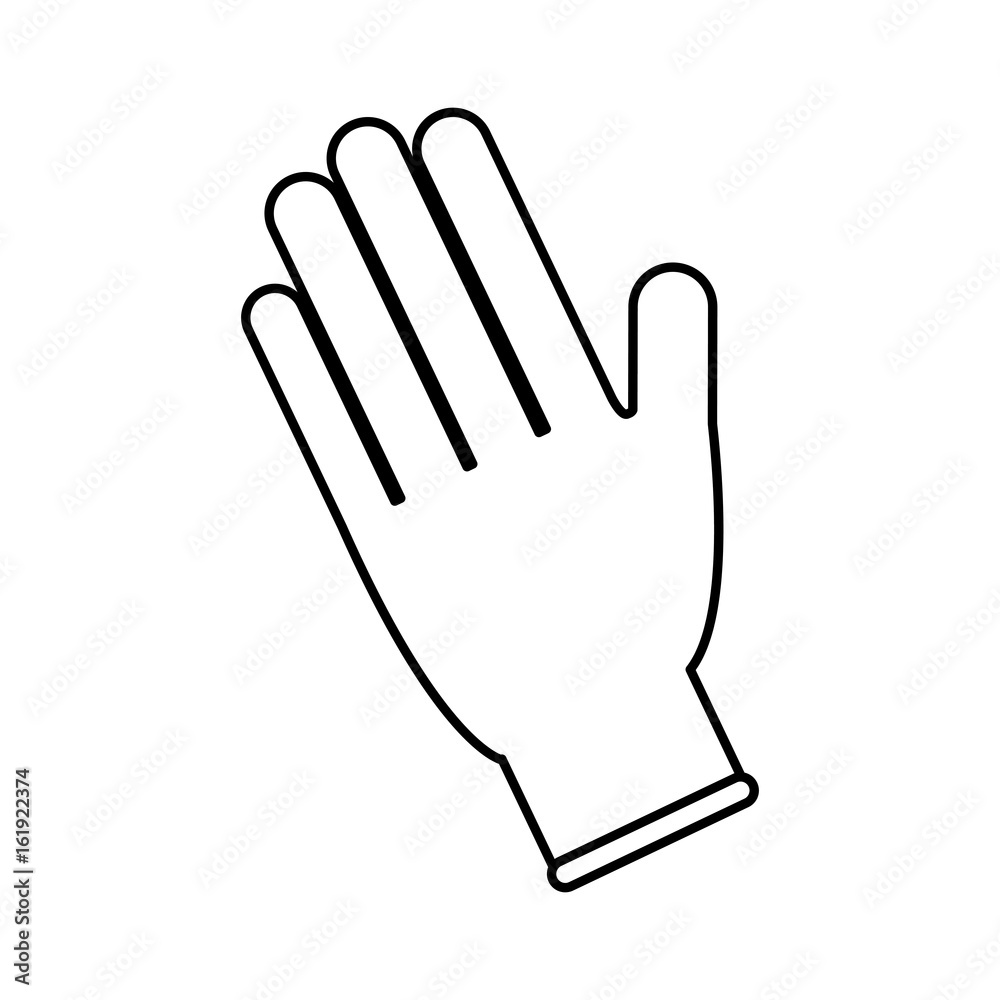 safety gloves icon over white background industrial security concept vector illustration safety gloves icon over white background industrial security concept vector illustration