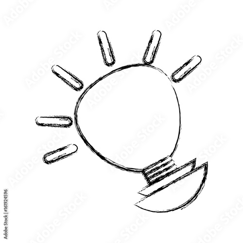 isolated ecologic bulb icon vector illustration graphic design